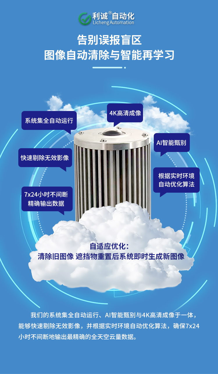 高精度云量監(jiān)測儀：實時捕捉云量變化，數據精準可追溯 